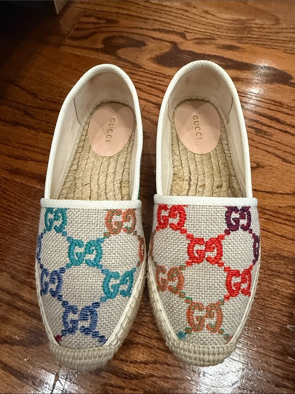 Gucci GG multicolor espadrille