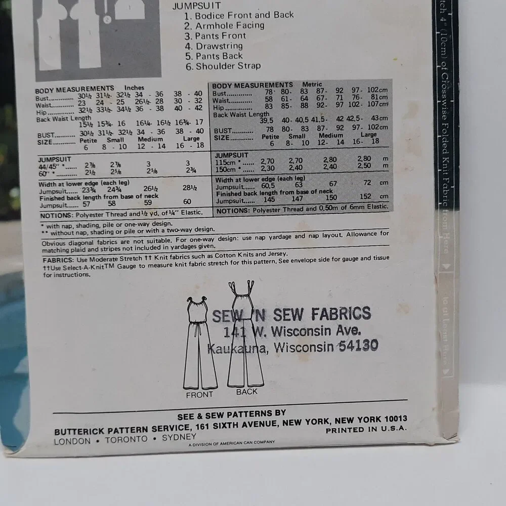 Butterick pattern new
