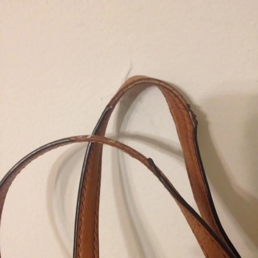 Gold Michael Kors monogram tote