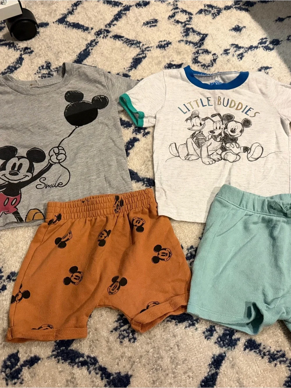 Disney 12M Mickey Mouse Outfits
