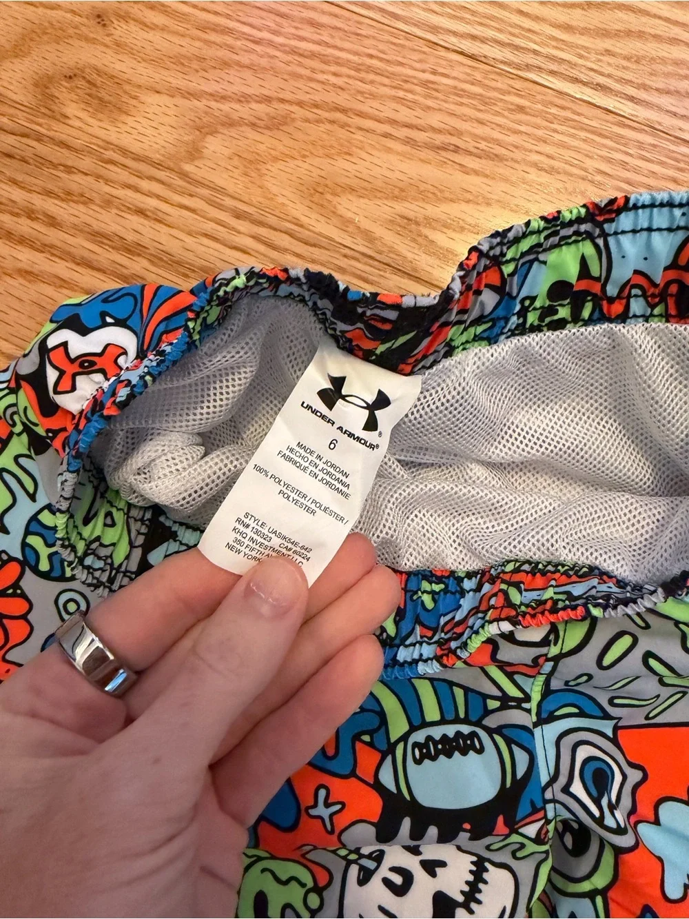 Under Armour vibrant cartoon