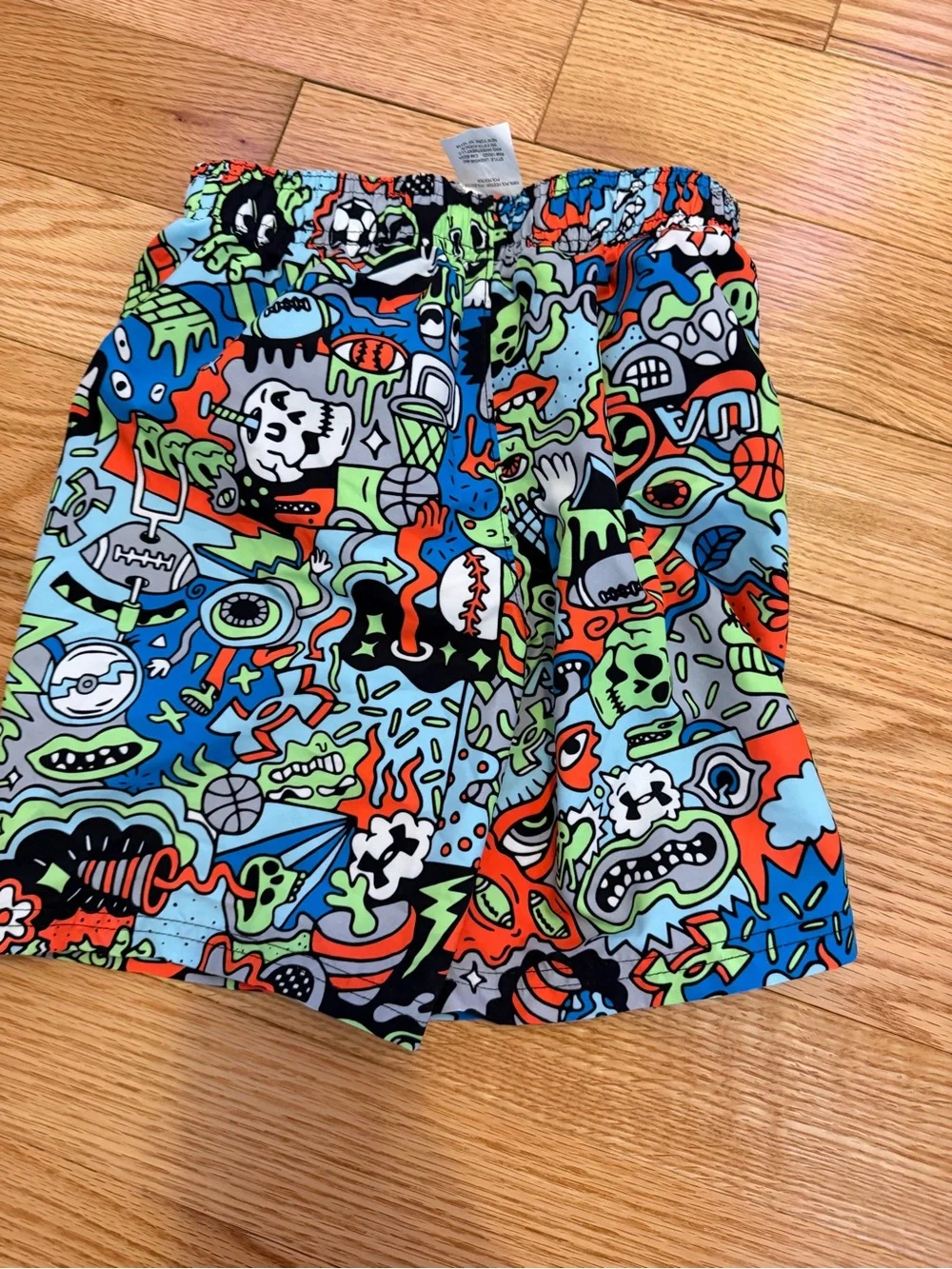Under Armour vibrant cartoon