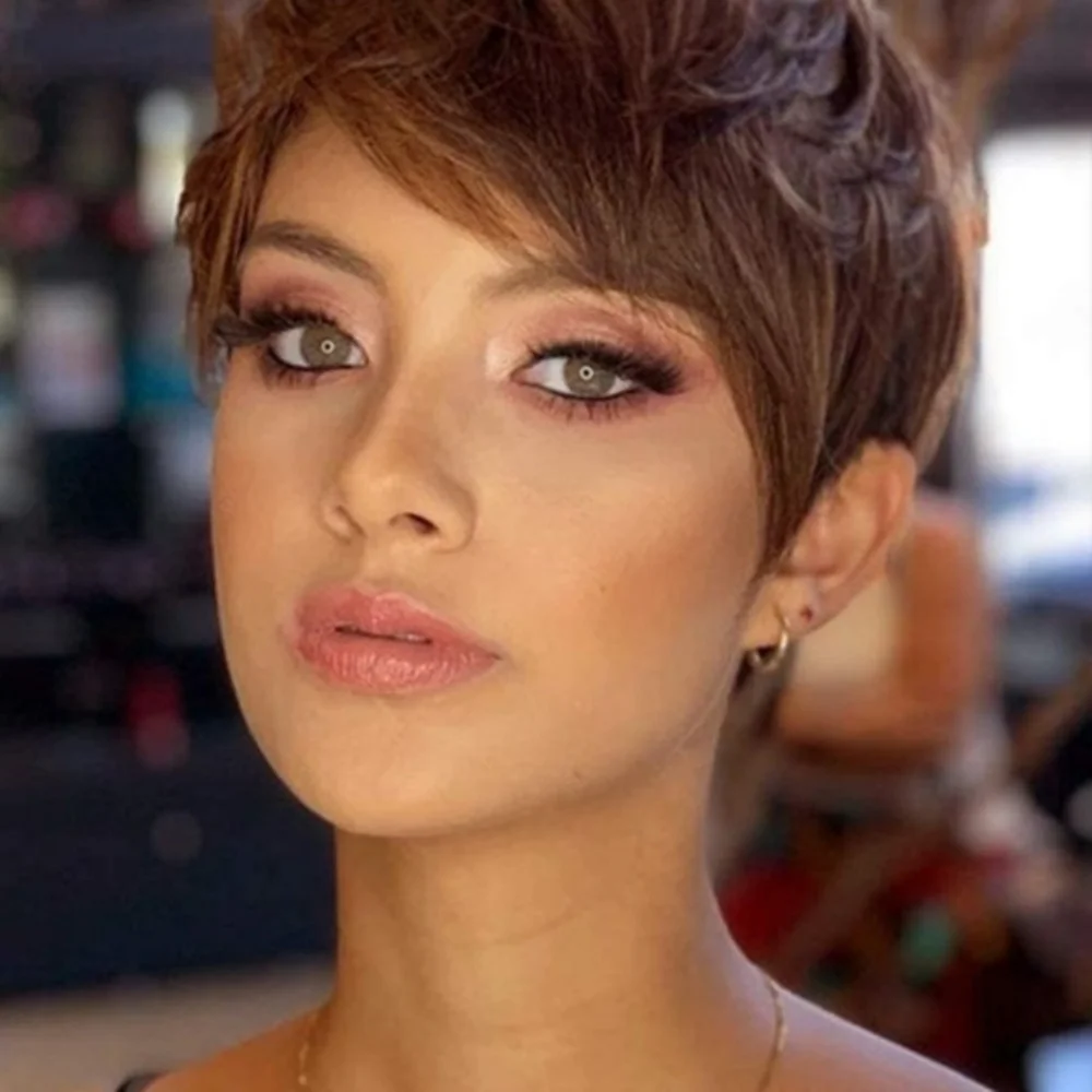 Blooming Hair Short  Pixie Wig
