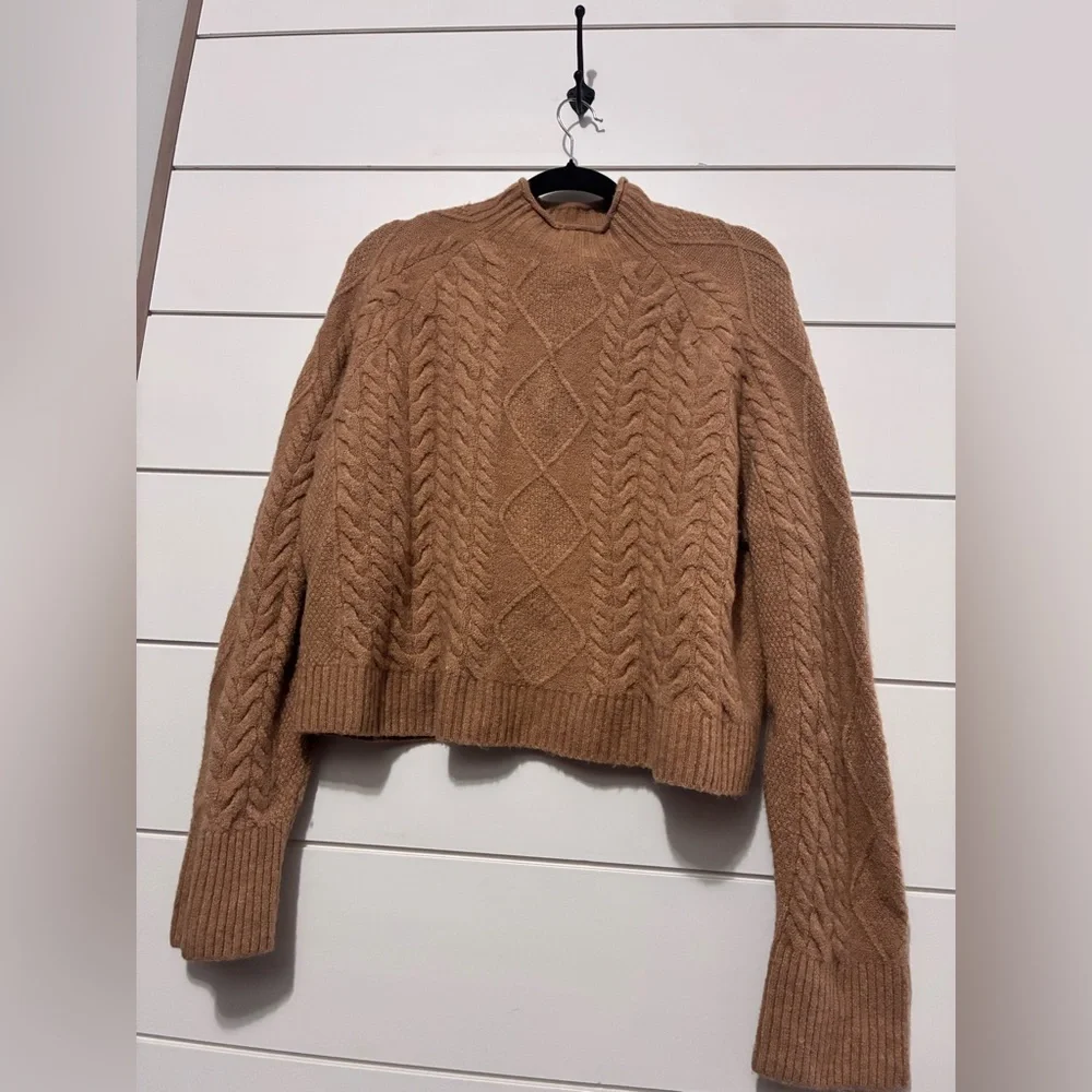 J. Crew cable sweater soft