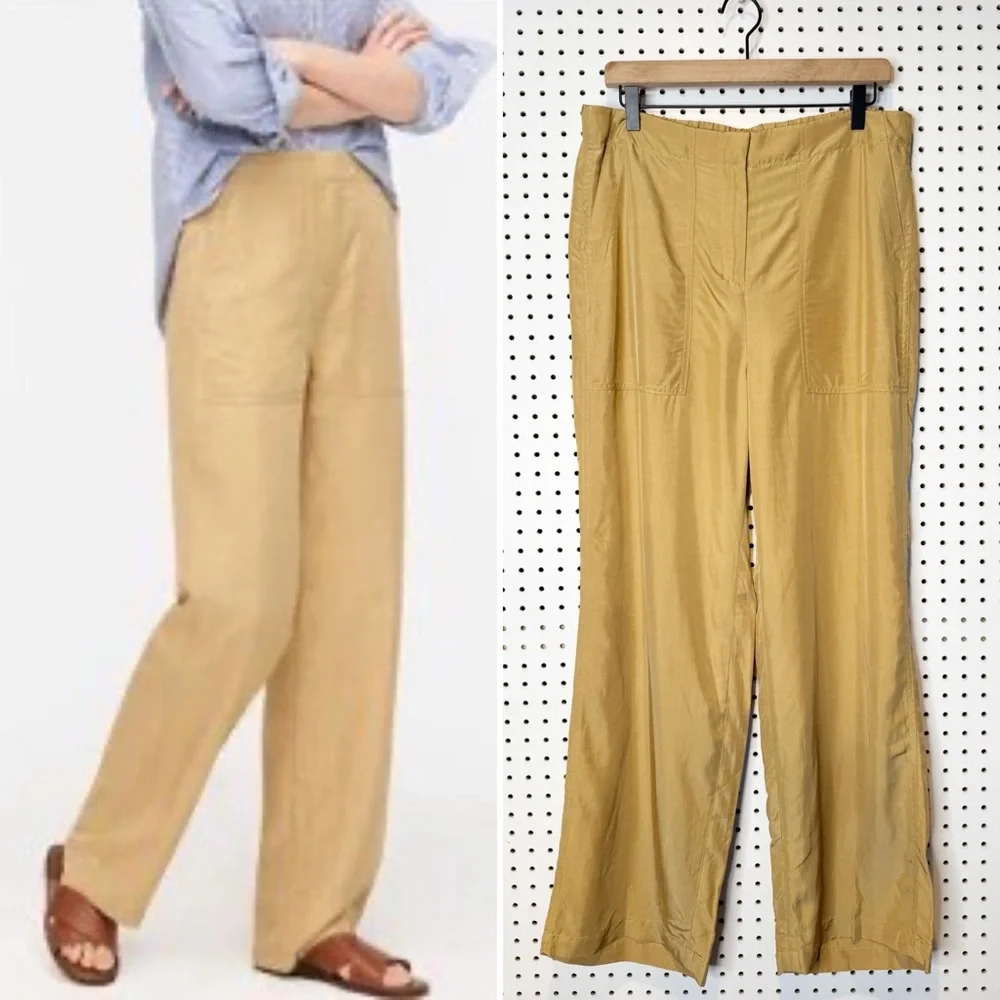 J. Crew | NWT Straight-leg Pant with Surplus Pockets Straight-Leg Pants Sz.‎ 14