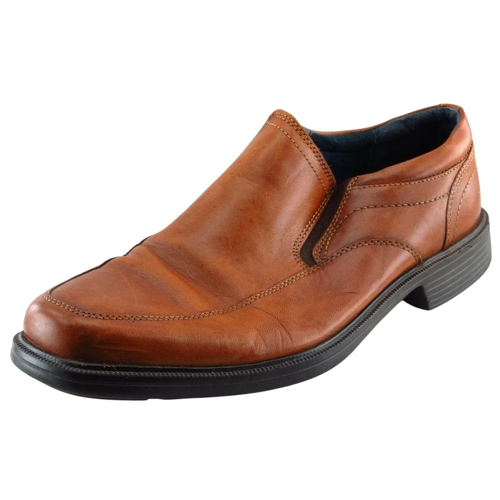Nunn Bush Loafer Brown Leather Men Shoes‎ Size 8 M