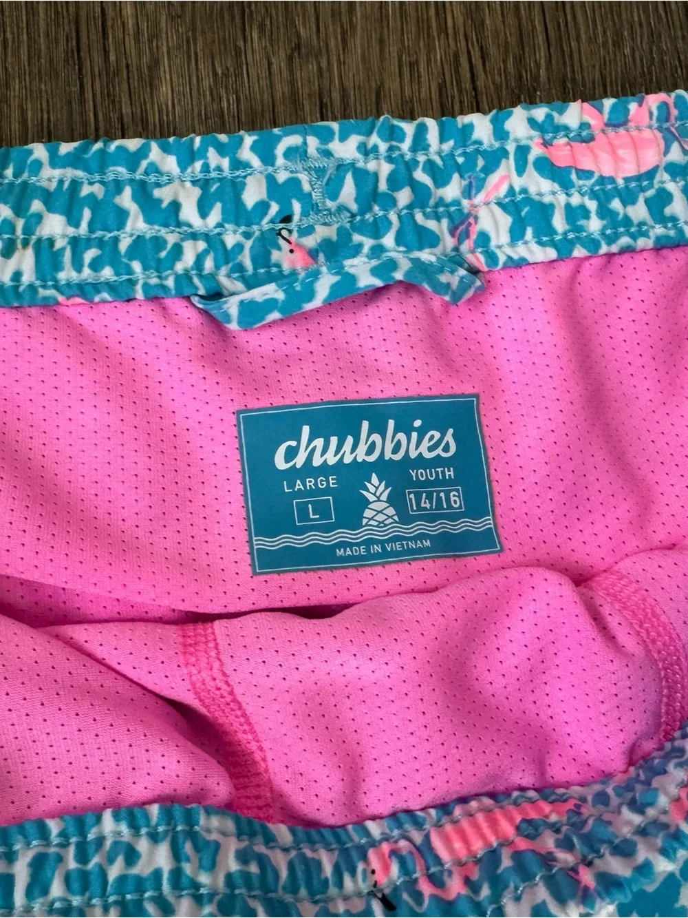chubbies bright pink