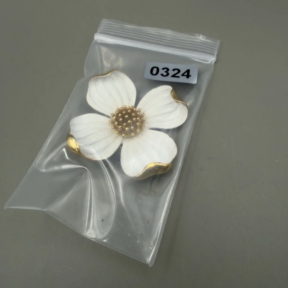 Trifari vintage white