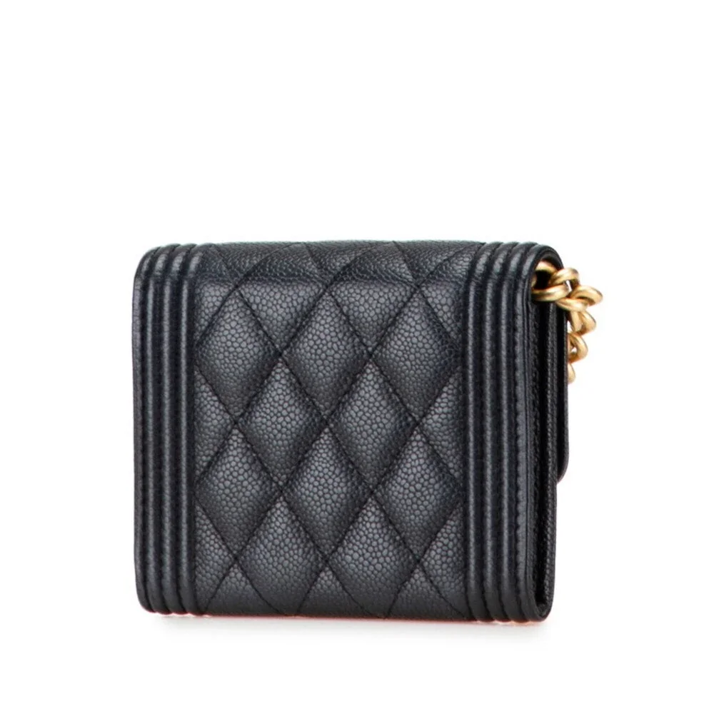 CHANEL black caviar