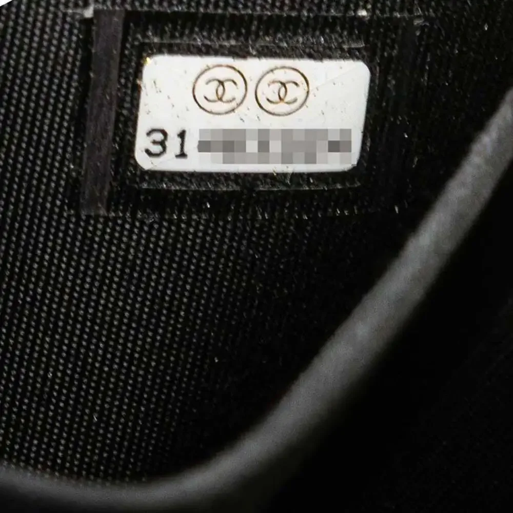 CHANEL black caviar