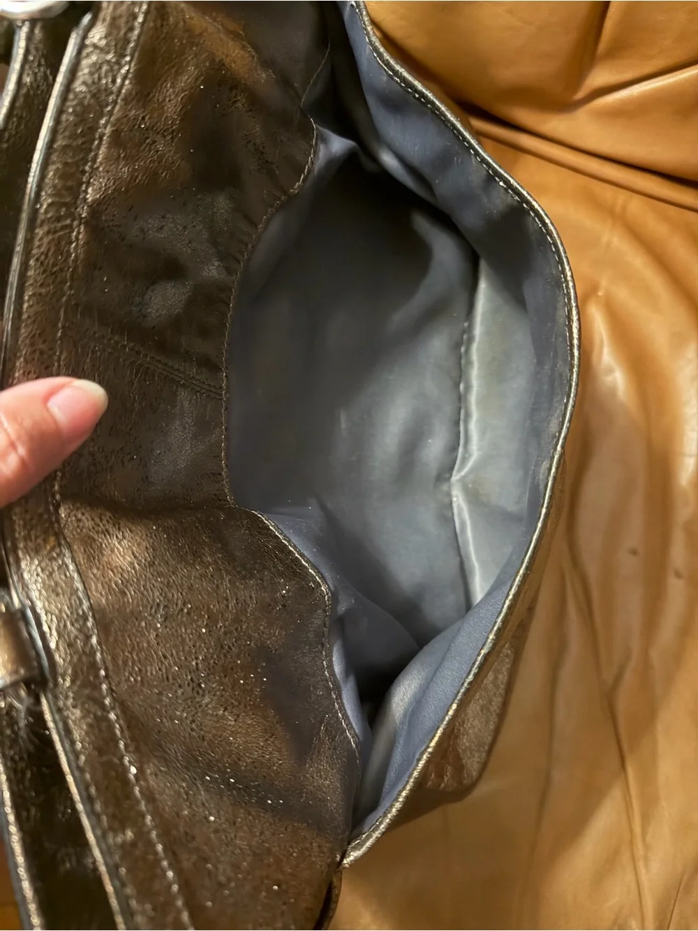 Coach leather use