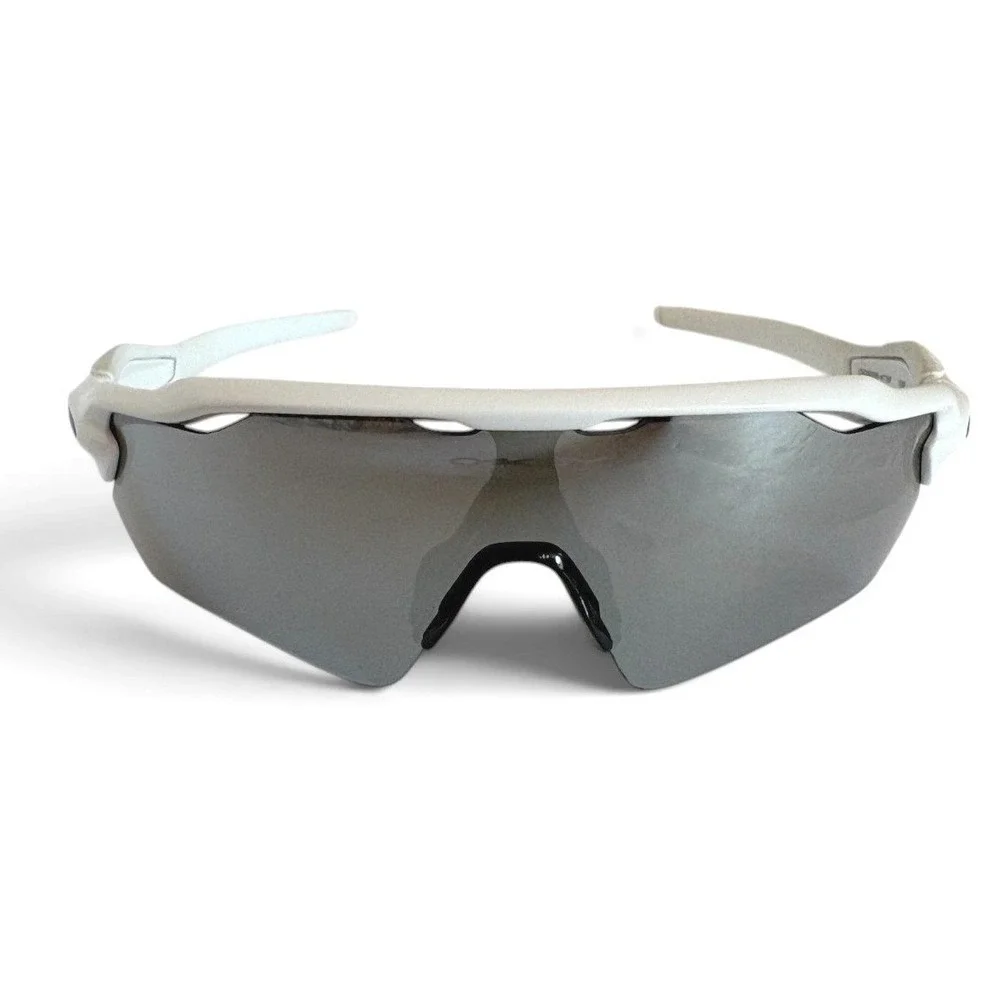 Oakley Radar EV Path Sunglasses White Grey Shield Sport OO9208-4738 USA Made