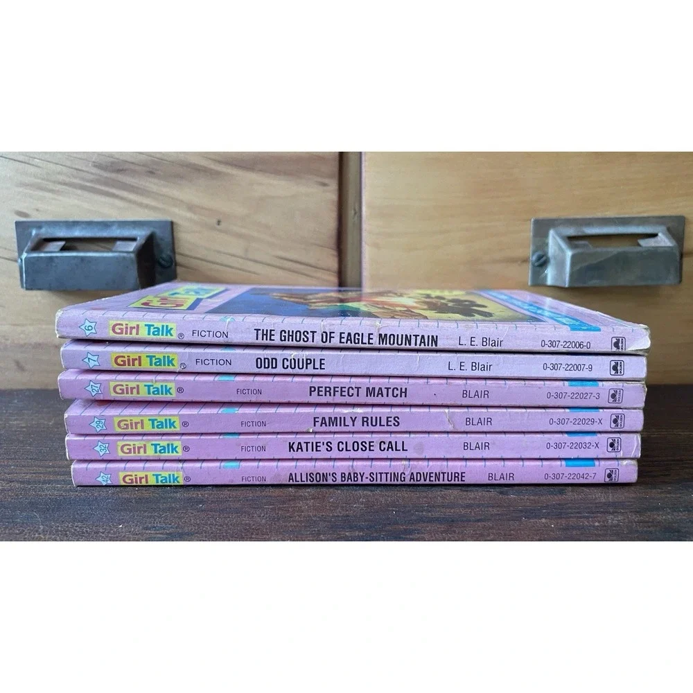 Vintage Girl Talk Book Lot L.E. Blair Paperback YA Tween Fiction 1980s Lot Of 6