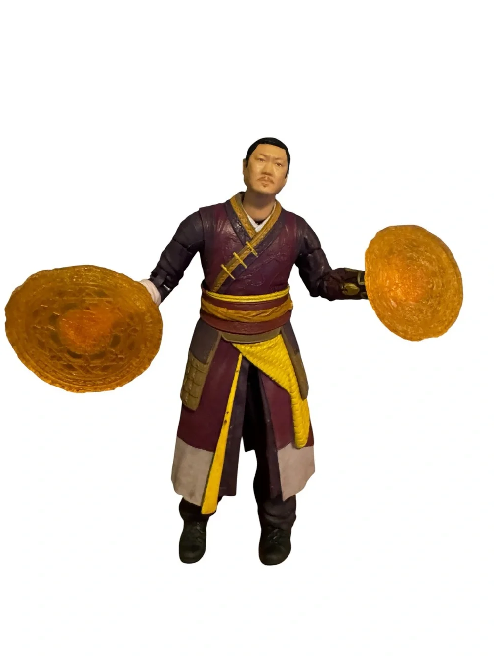 Marvel Legends Doctor Strange & Wong Action Figures with Yellow Magic Discs