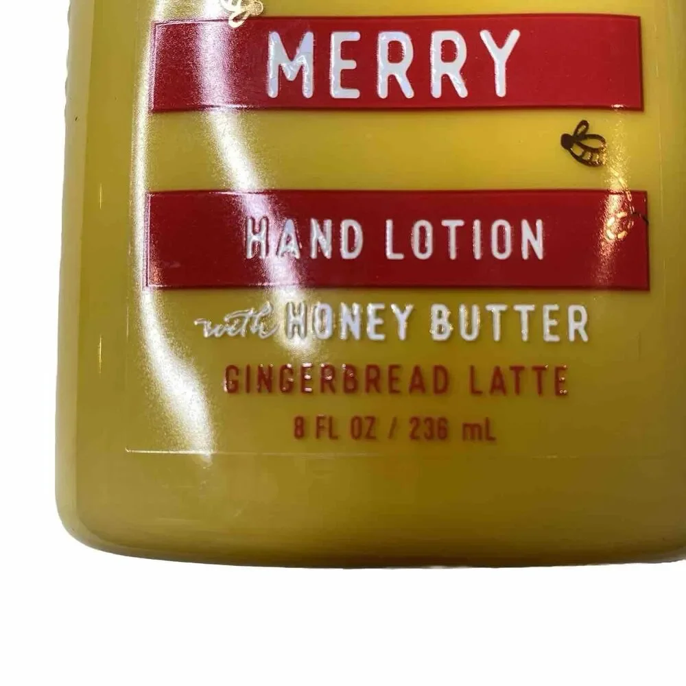 Bath & Body Works gingerbread lotion brand