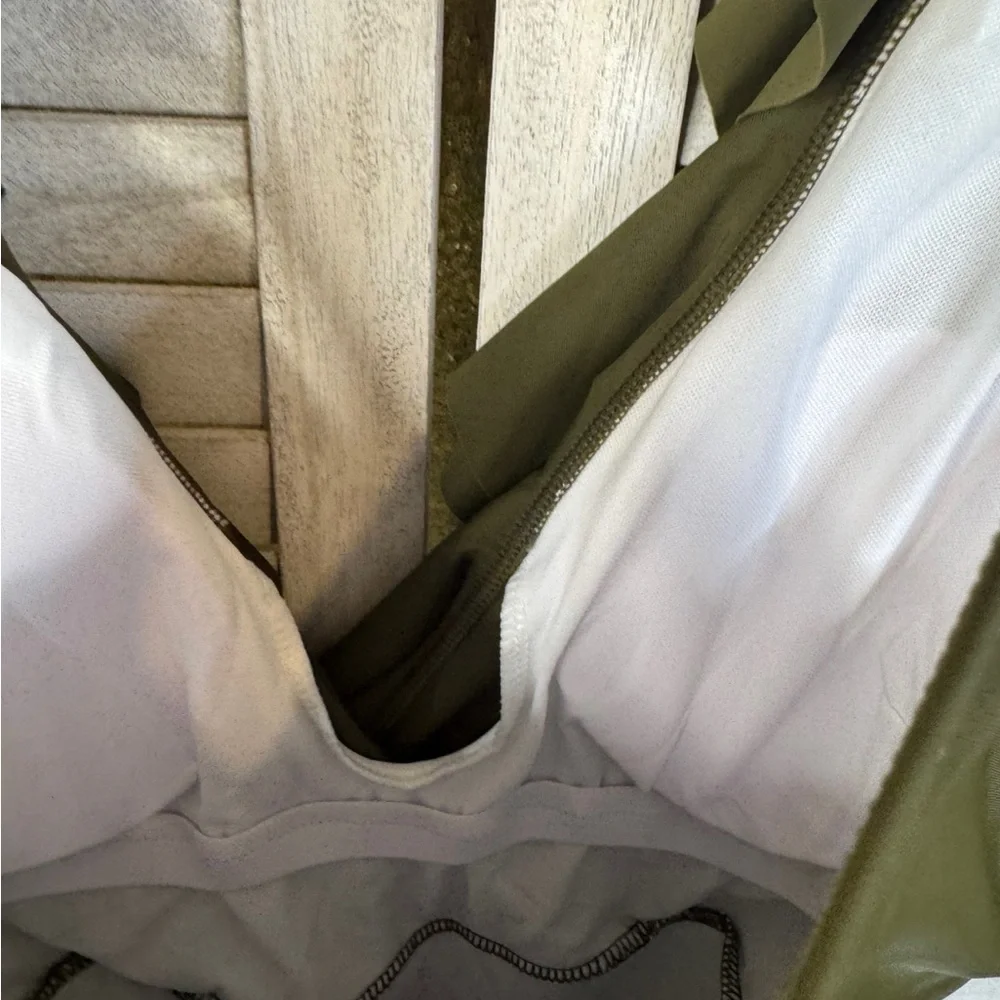 Not marked olive green