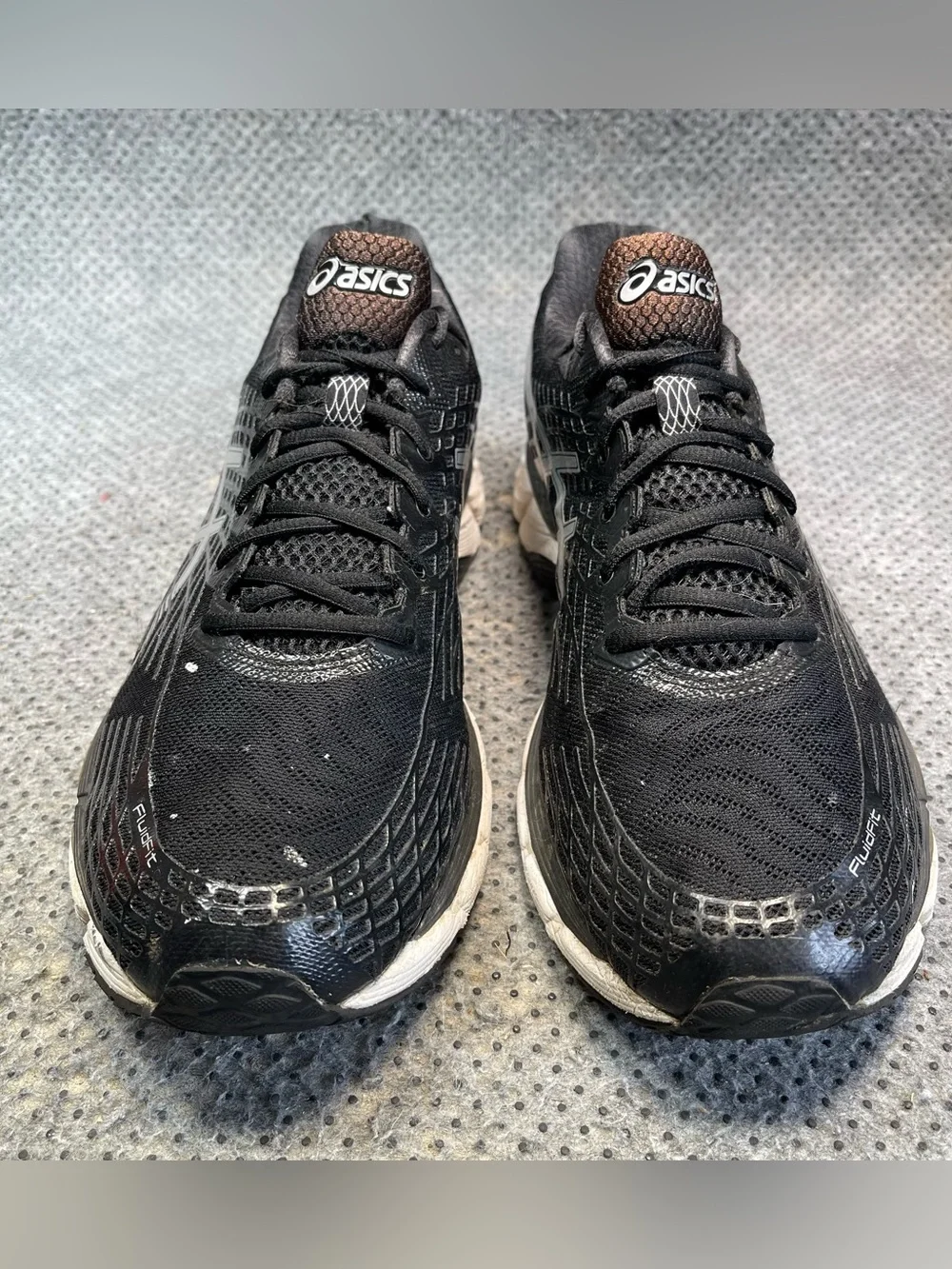 Asics Gel-Nimbus Black Running Shoes Size 12.5 Men’s