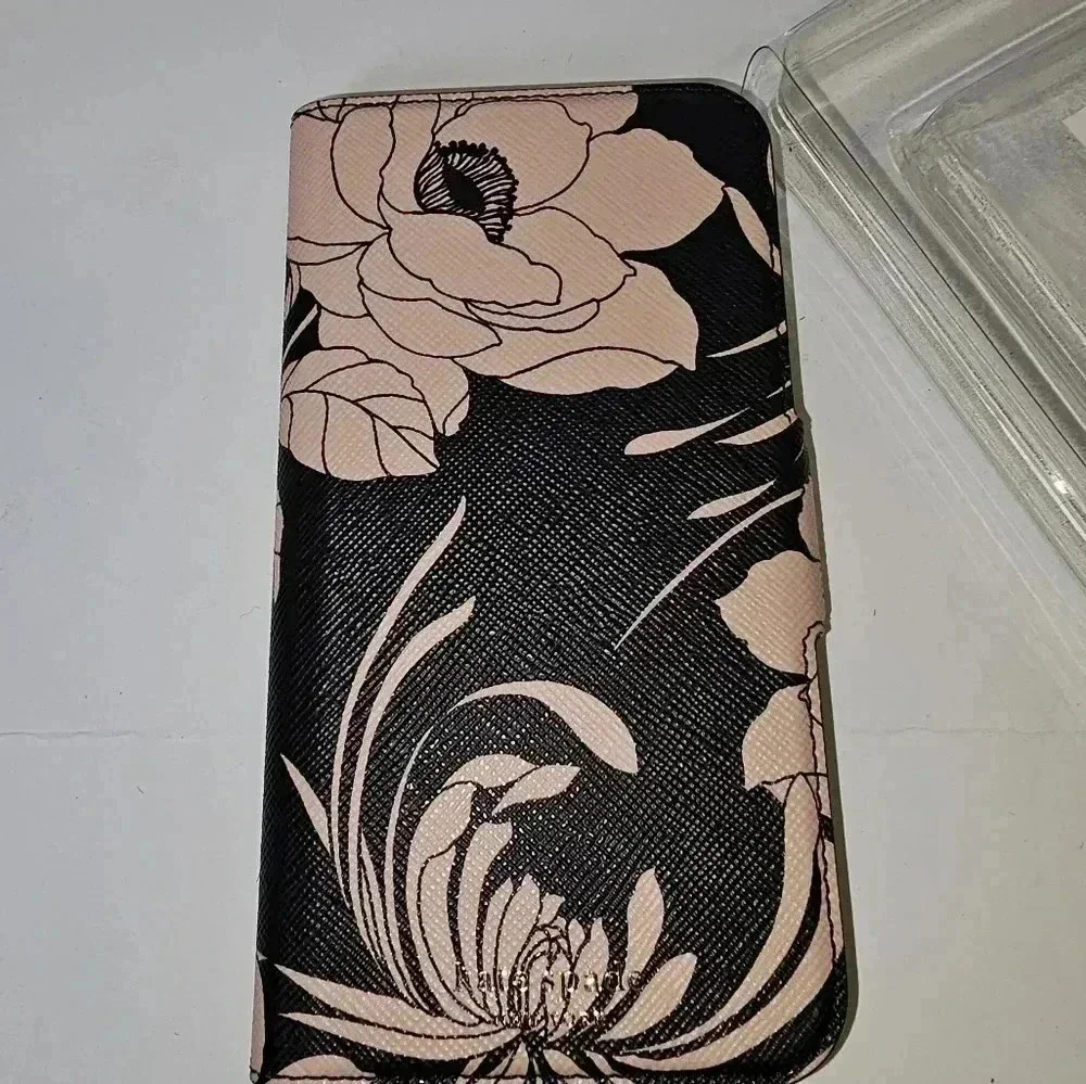 KATE SPADE‎ GARDENIA FOLIO IPHONE CASE WIRU1041 - BLACKMULTI - XS