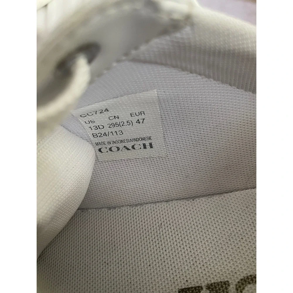 Coach still embossed