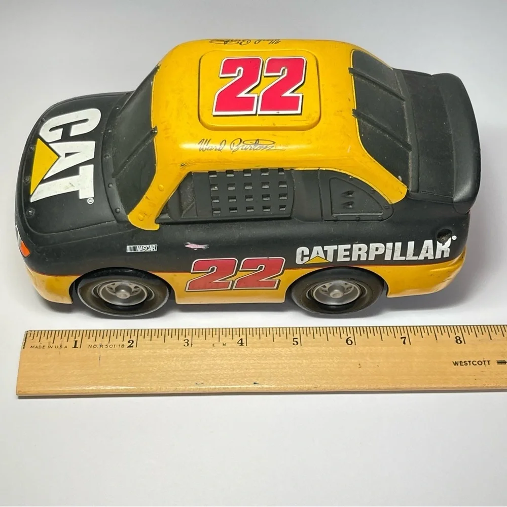 Caterpillar Black and Yellow Toy Car NASCAR Ward‎ Burton​