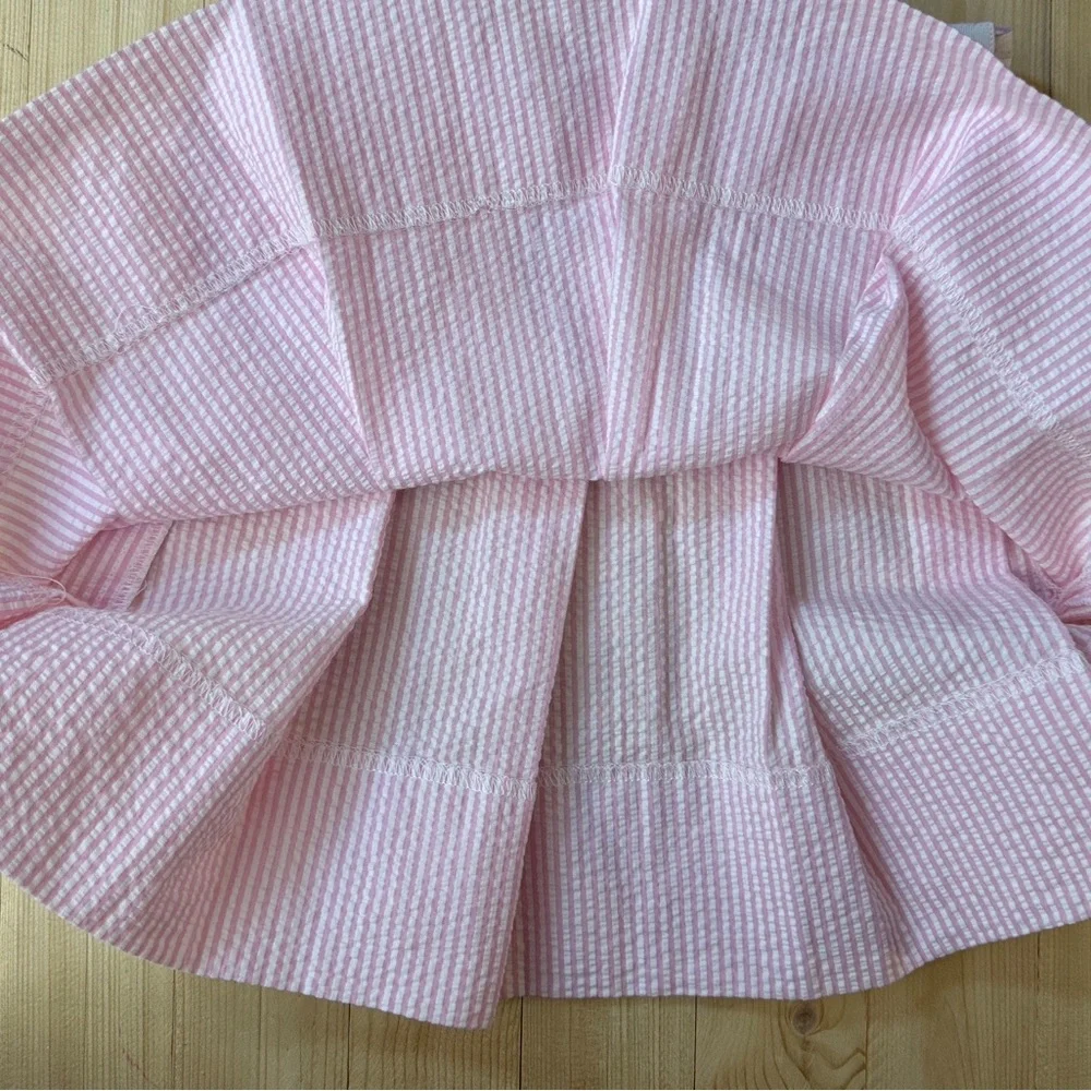 Ralph Lauren Pink and White Pleated Skirt Size 3t Great Condition Preppy Classic