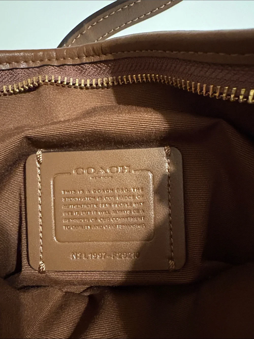 Coach signature canvas