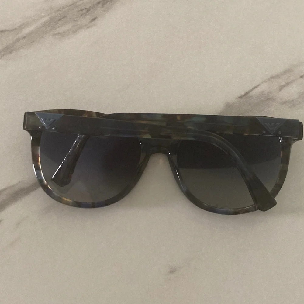 Emporio Armani Tortoiseshell Cat-Eye Sunglasses with Dark Gradient Lenses