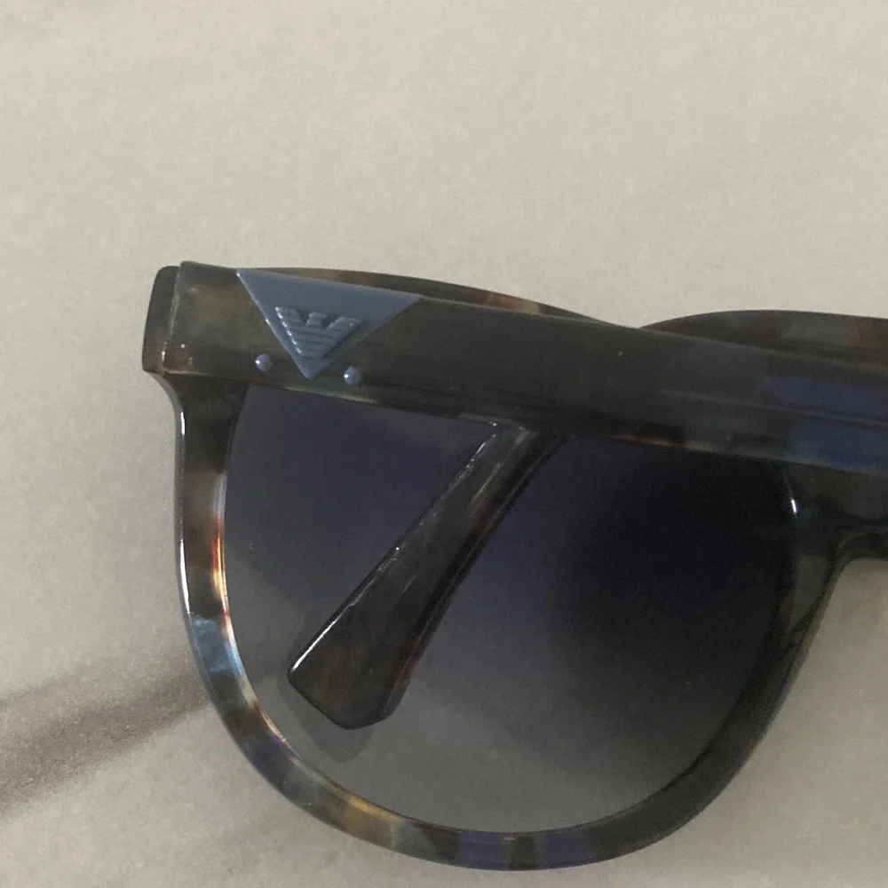 Emporio Armani Tortoiseshell Cat-Eye Sunglasses with Dark Gradient Lenses