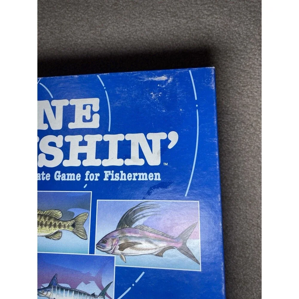 Vintage 1987 Gone Fishin' The Ultimate Game For Fishermen Complete Set