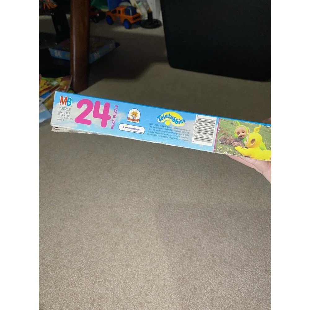 Vintage 1998 Teletubbies 24 Piece MB Puzzle Laa-Laa Dipsy Bunnies Kids Size