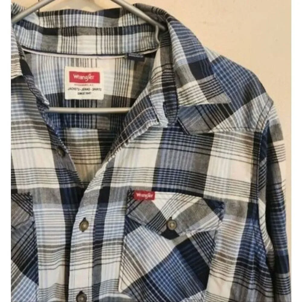 Levis wrangler plaid