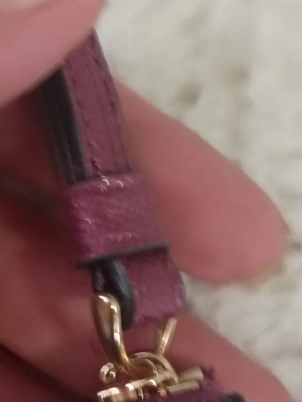 Coach corner wristlet zip