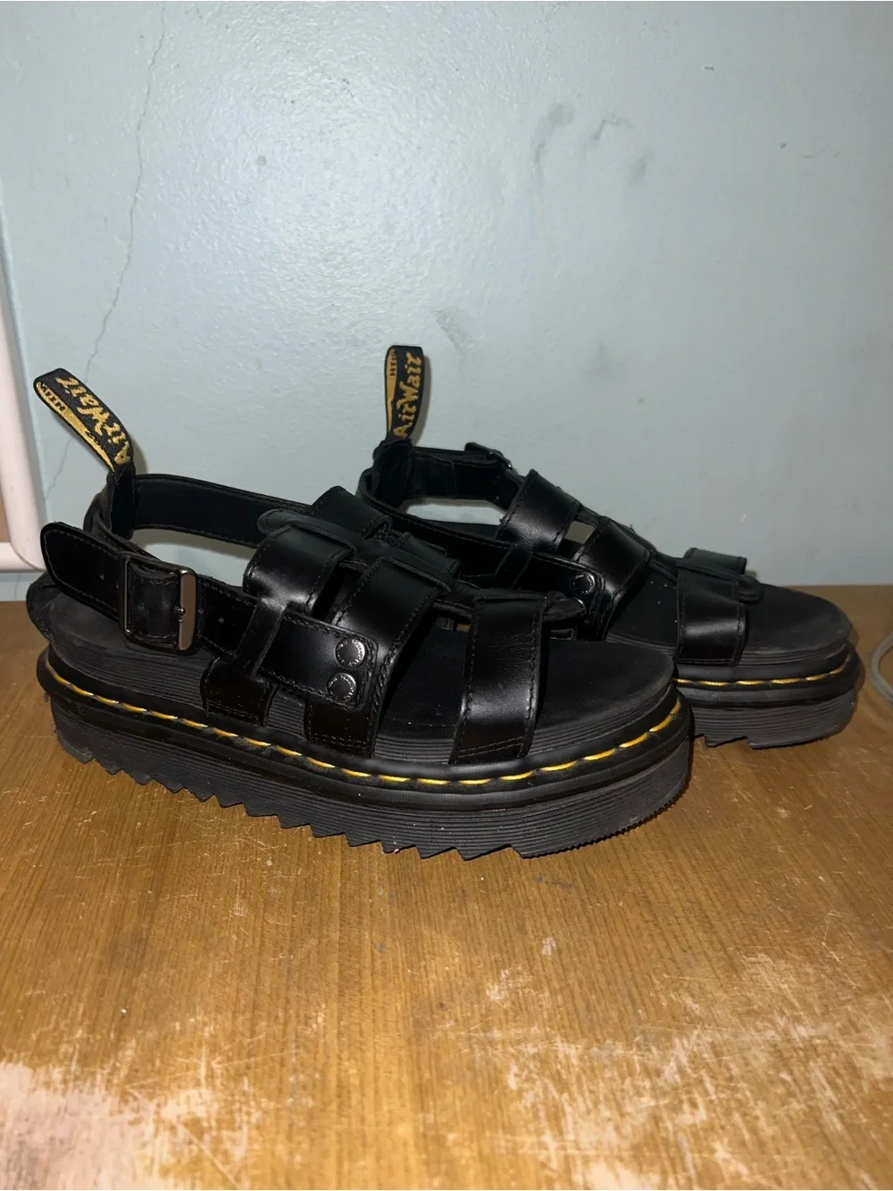Dr. Martens black leather