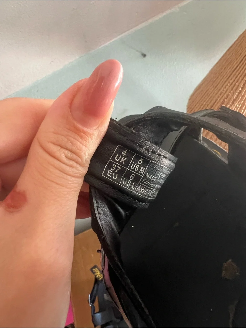 Dr. Martens black leather