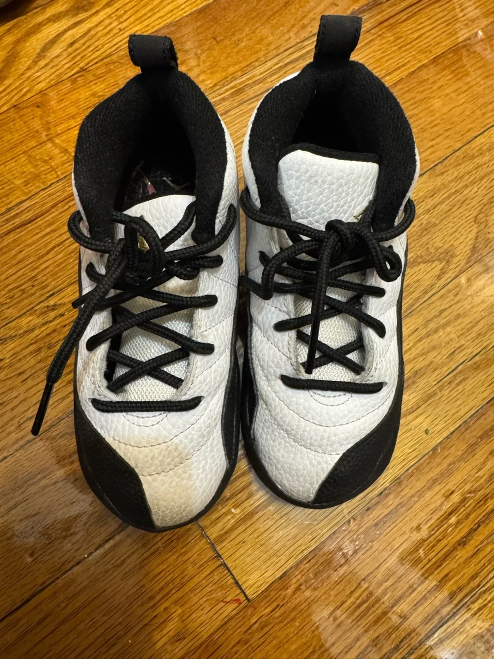 Jordan Black and White Low-Top Sneakers