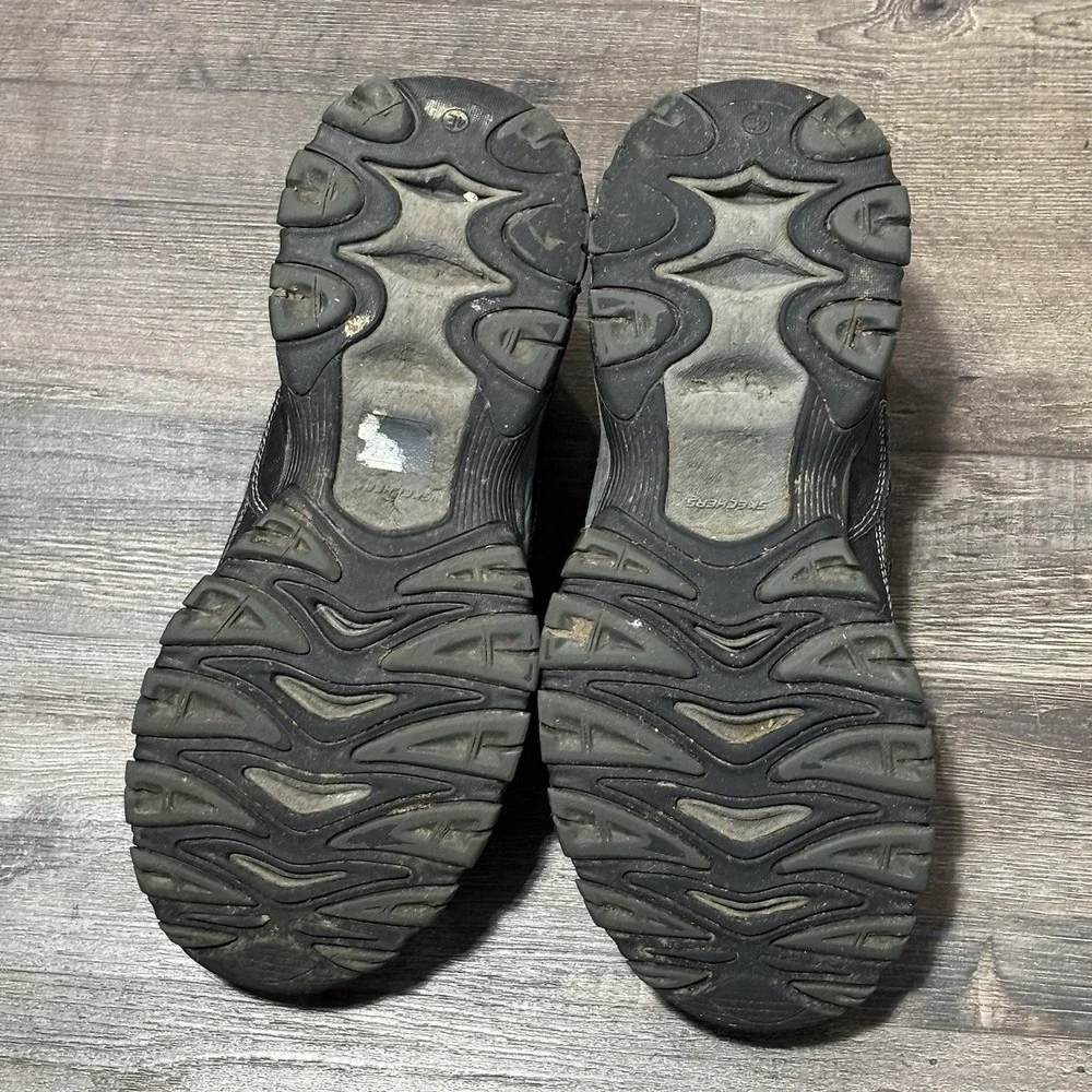 Skechers After Burn Sneakers Shoes Men 10 Memory Fit Slip On Training 43.5 Blac