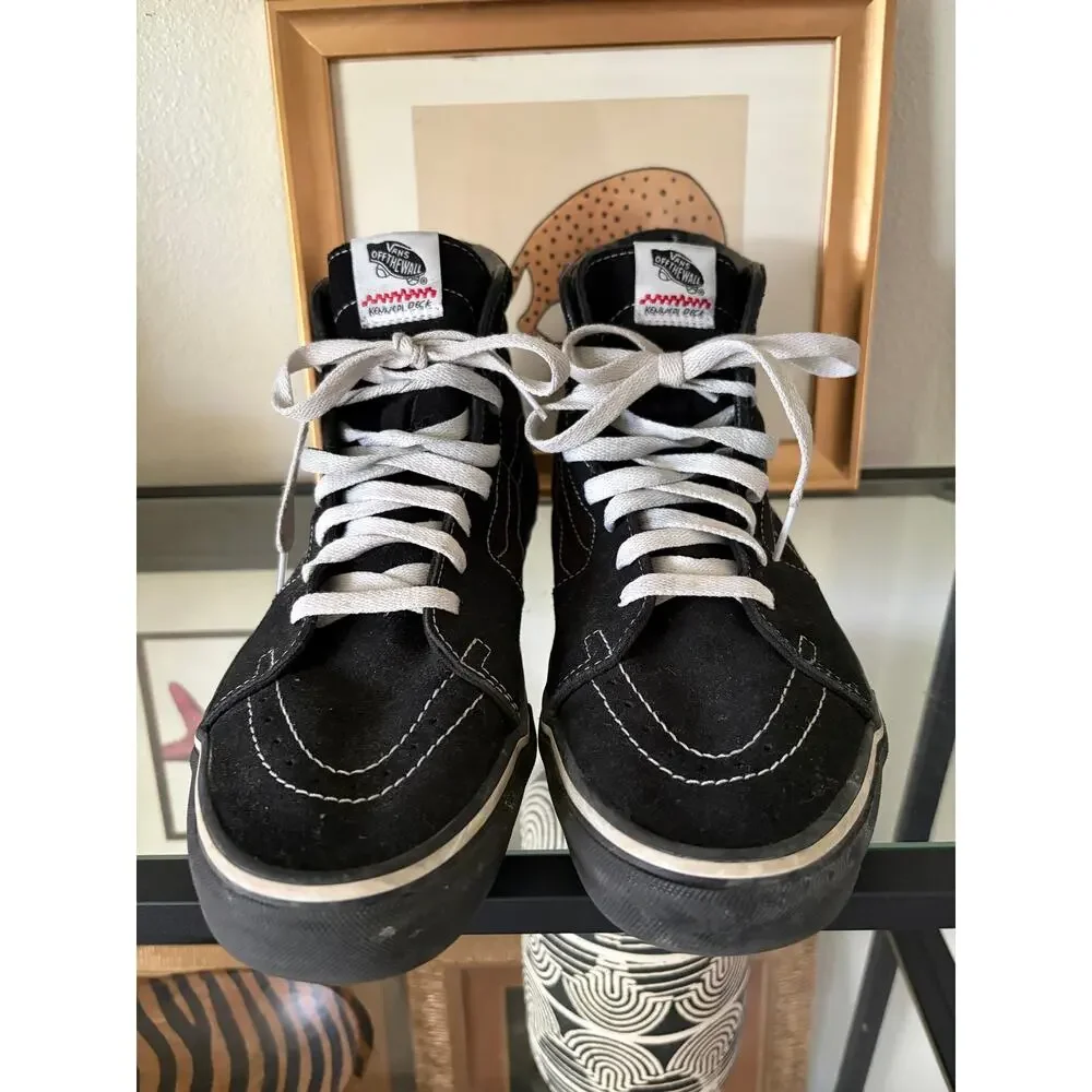 Vans Sk8-Hi Kenwyld Deck Black Suede High Top Shoes Men’s 9.5 Women’s 11