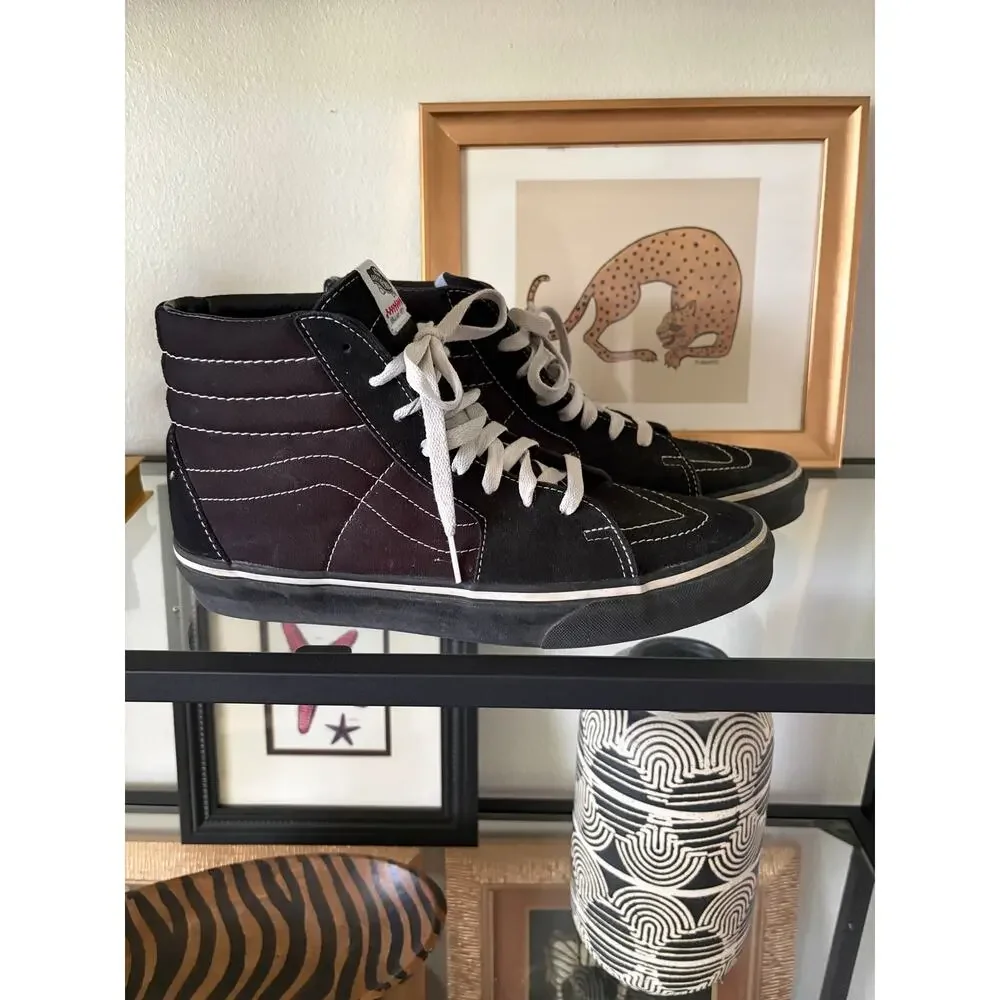 Vans Sk8-Hi Kenwyld Deck Black Suede High Top Shoes Men’s 9.5 Women’s 11