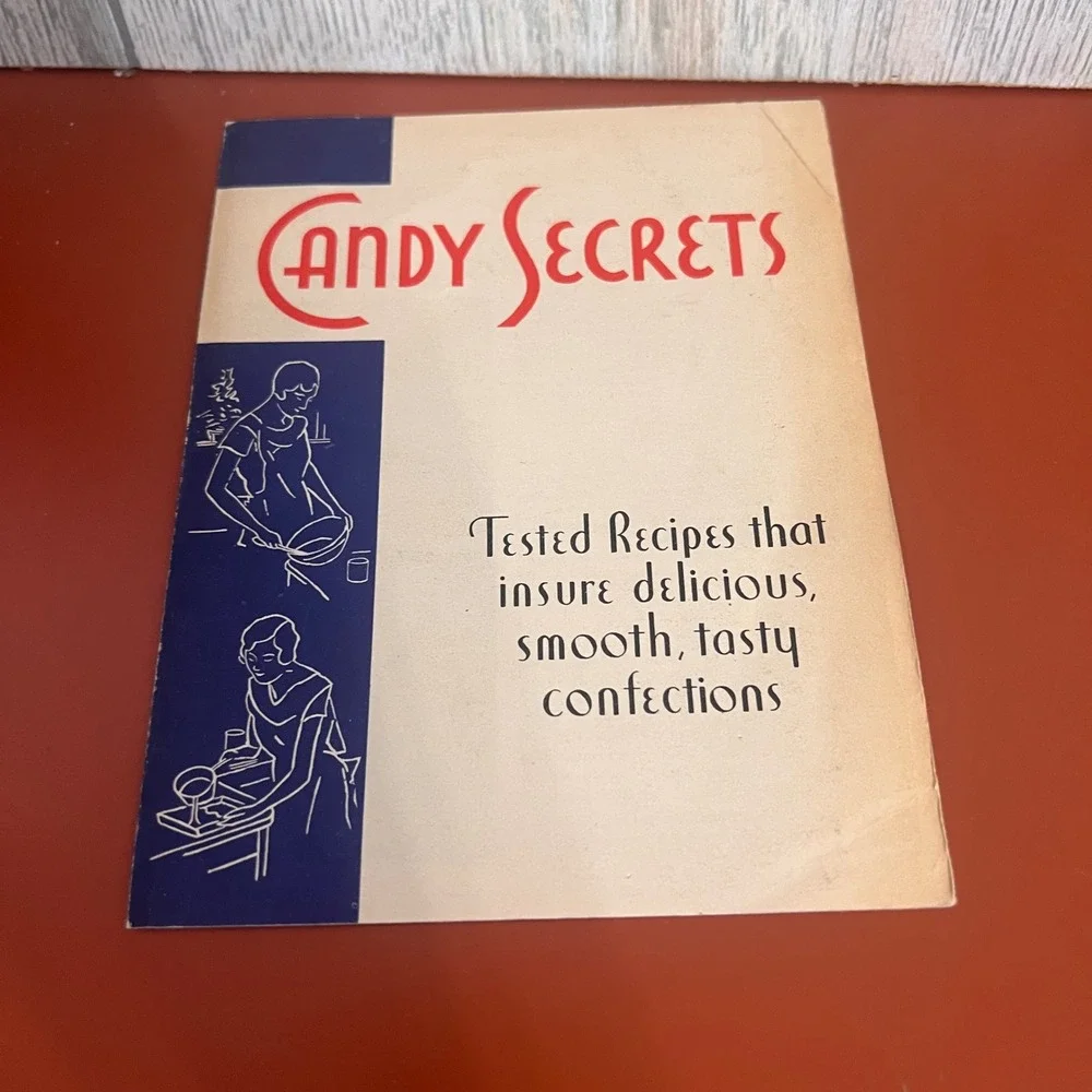 Vtg Candy Secrets Recipe Booklet Staley's Syrups Starches Mid-Century Kitchen