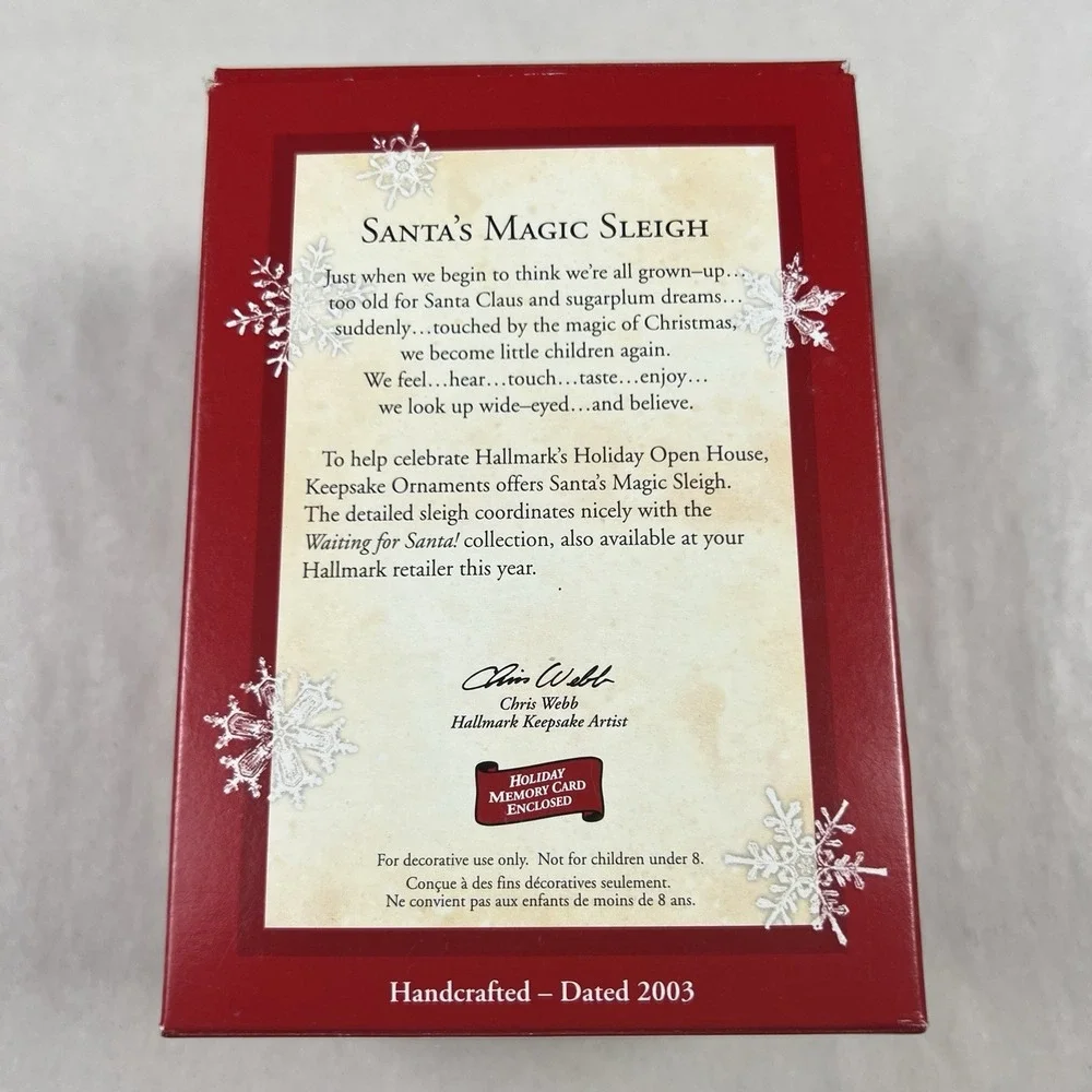 Hallmark 2003 keepsake