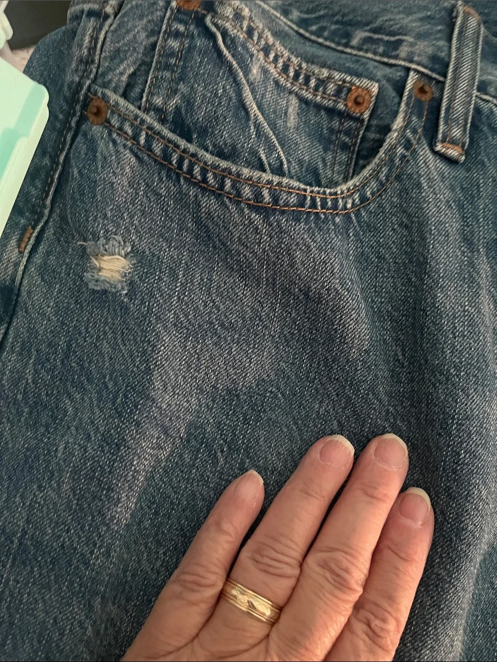 J. Crew high wardrobe blue