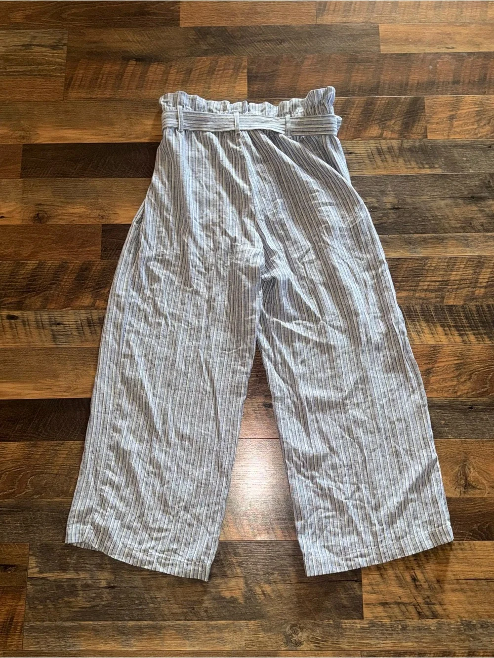 Banana Republic white tie pants