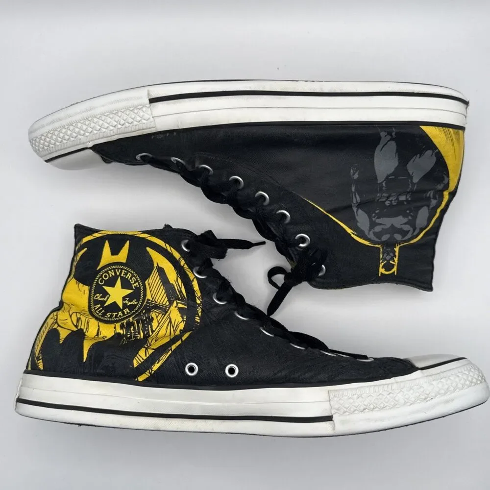 Converse All Star DC Comics 2012 Batman Sneakers High-Top Mens 13 Black 119939F