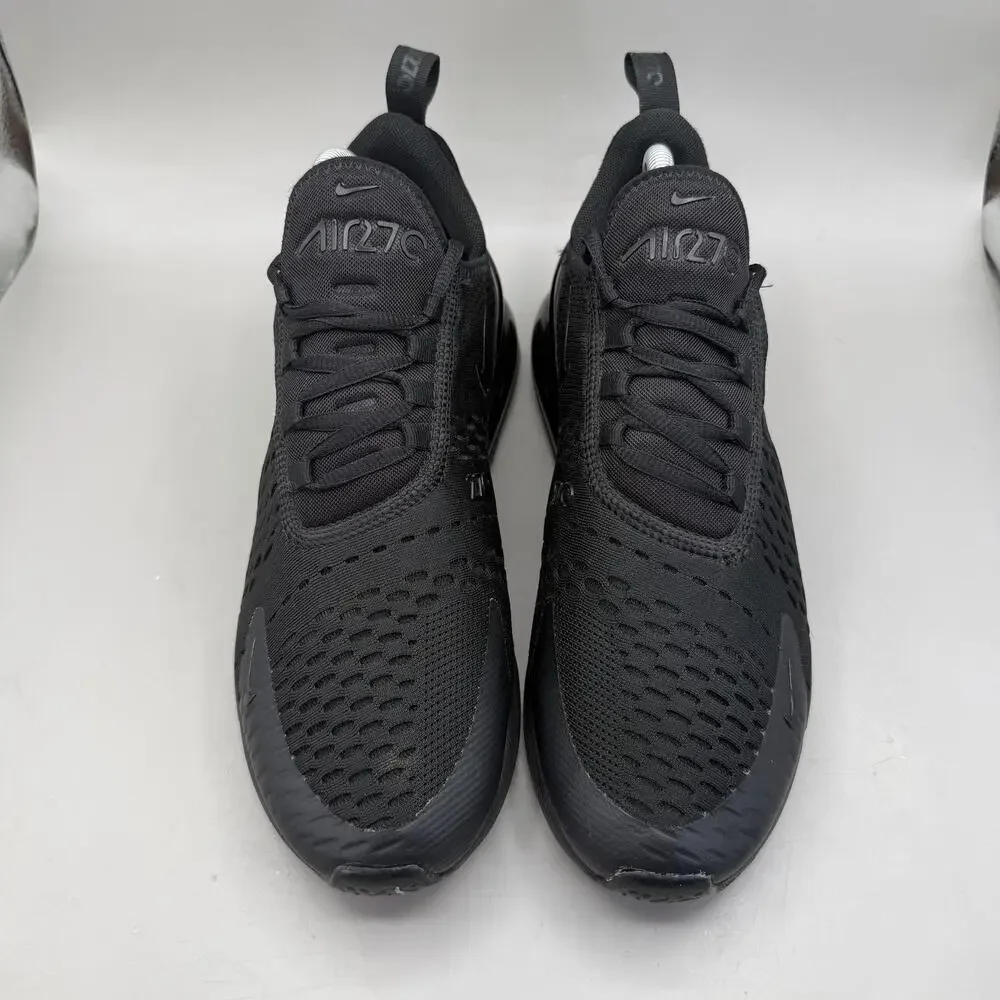 Nike Air Max 270 Lifestyle Shoes Mens Size 8 Black Sneakers AH8050-005 **READ**