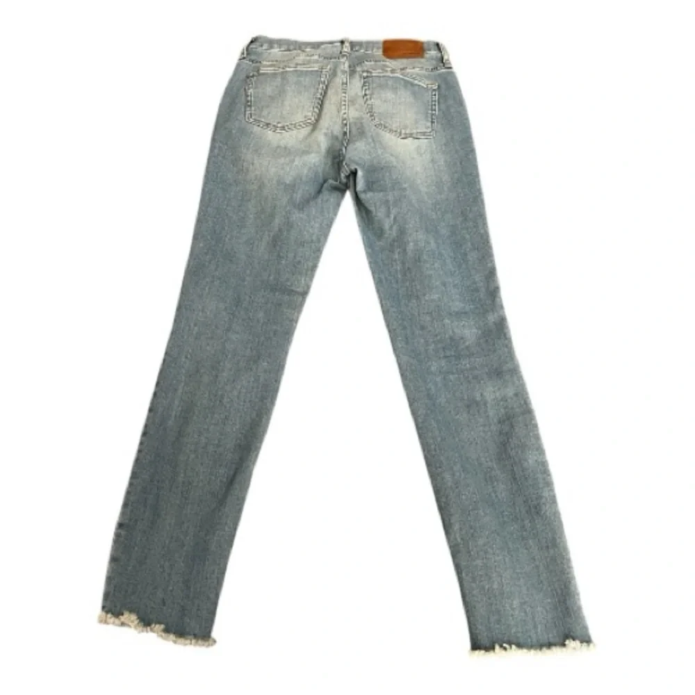 J.Crew 9” High-Rise Toothpick Skinny Jeans Sz 27 Button Fly Stretch Denim