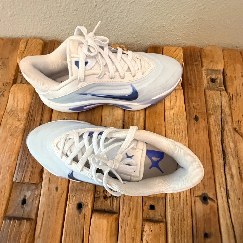 Nike Cosmic Unity 3 A'ja Wilson White Blue Basketball Shoes DJ6351-104 Mens 8.5