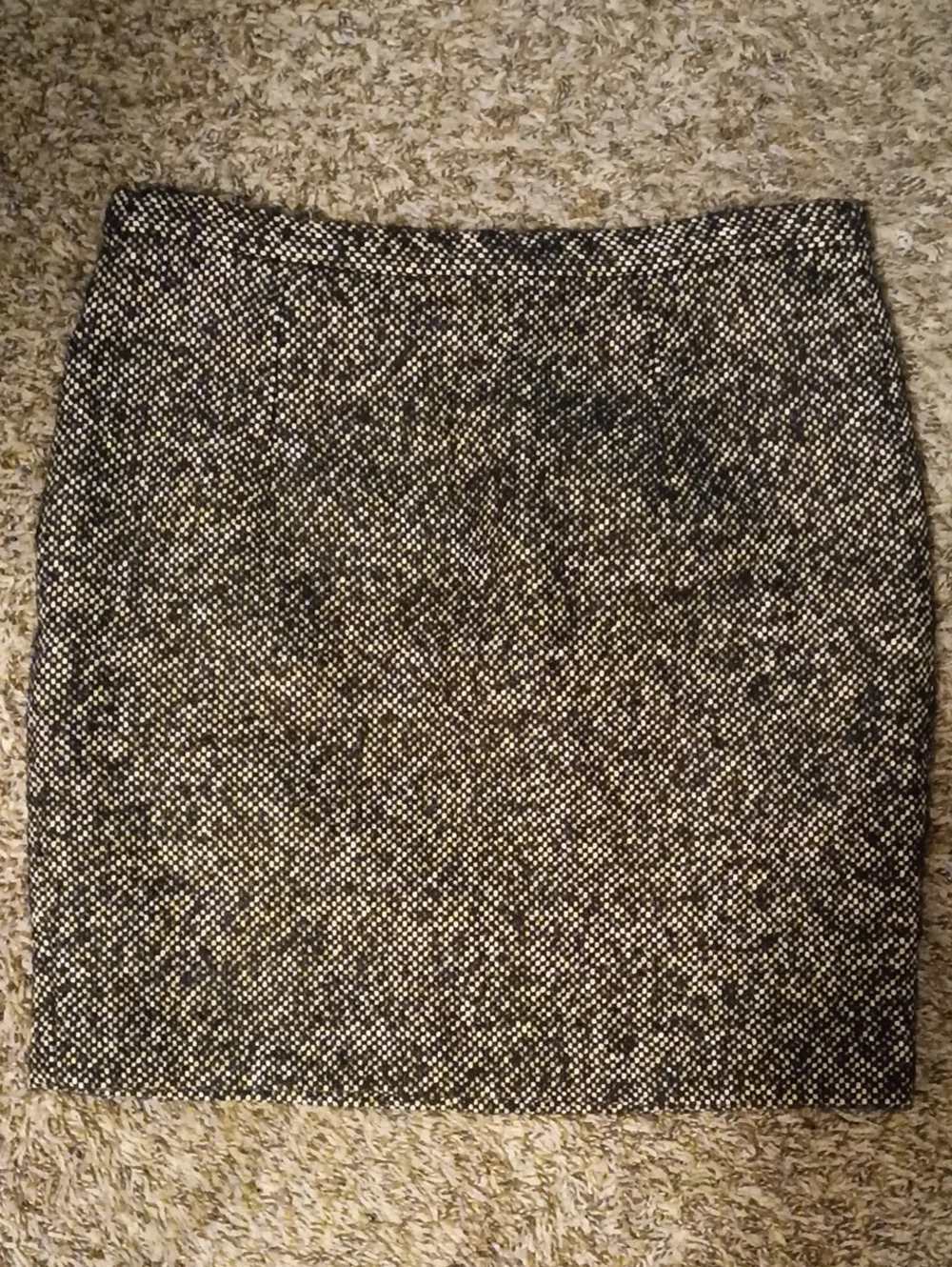 Micheal Kors Classic Black and White Tweed Pencil Skirt Sz 8