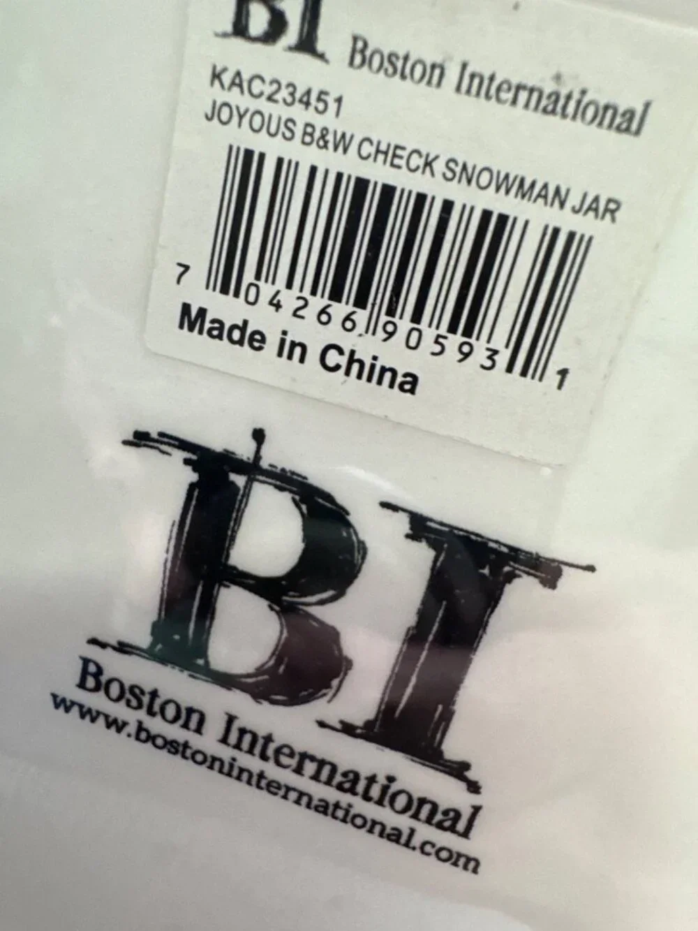 Boston International this ceramic
