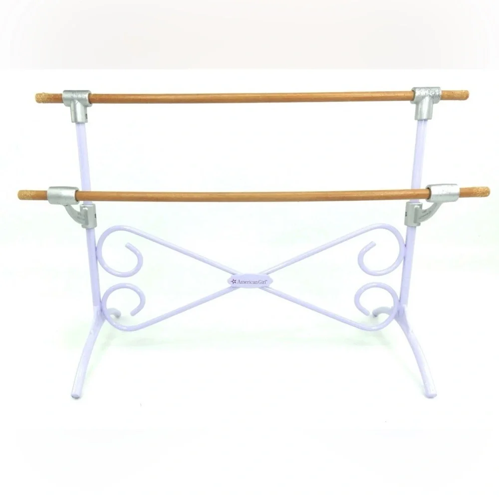 American Girl Doll Ballet Barre Bar Purple Dance Studio Accessory for 18
