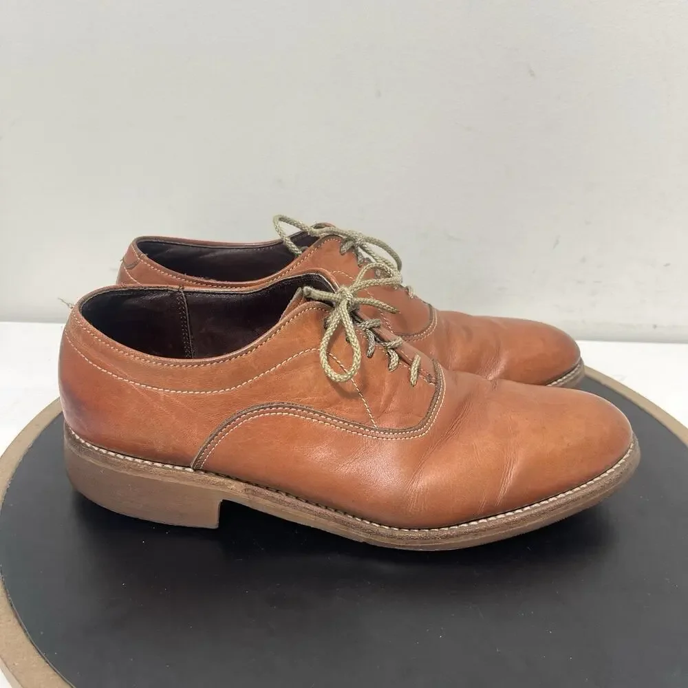 Baxter Beacon Hill Collection Oxford Shoes Men 9 M Brown Leather Brogue Derby‎